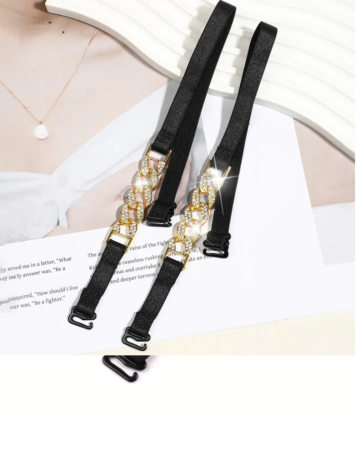 Adjustable Sparkly Crystal Replacement Shoulder Straps for Bras - Image 4